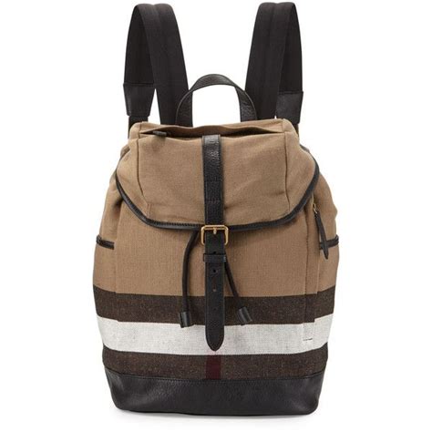 Burberry Drifton Canvas Backpack Men 